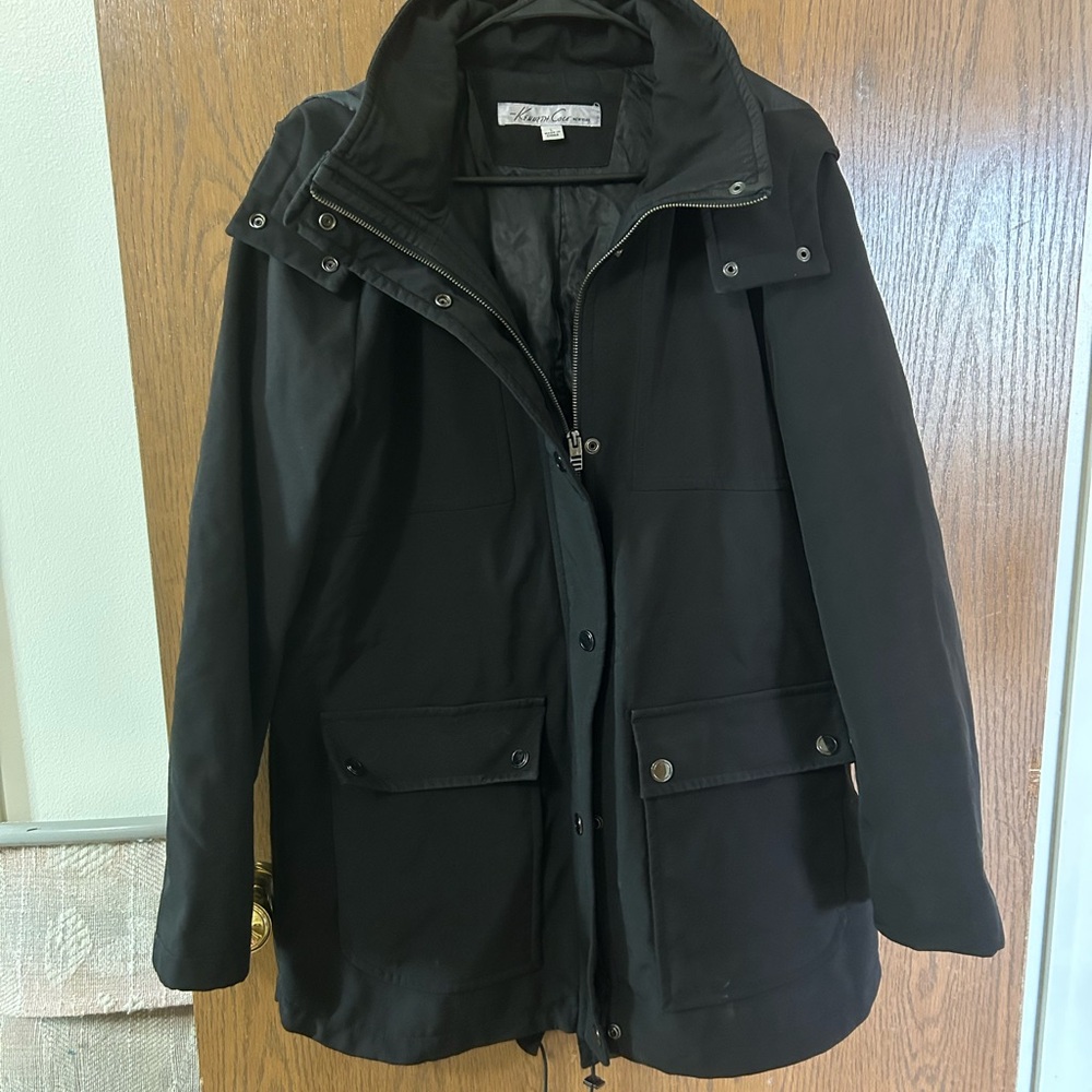 Kenneth Cole New York Black Quilted Jacket